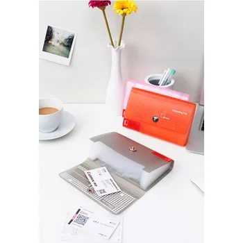 Kancelář Organizér Marseille s přehrádkami A3722 CK Oranžová