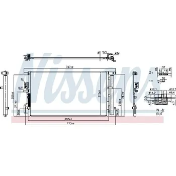Auto-moto Kondenzátor, klimatizace NISSENS 940939