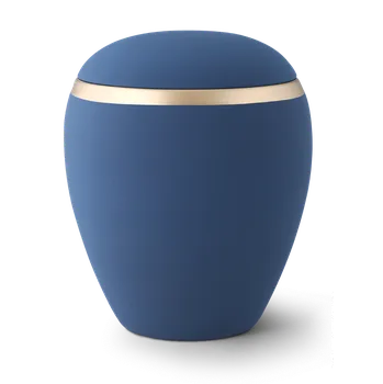 Smuteční dekorace Keramická urna Colour Line - Modrá