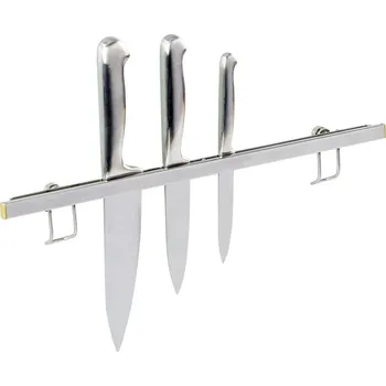 Kuchyňský nůž Wenko Nástěnná lišta na nože Wenko chrom matný 1,5x1,5x45,5 cm