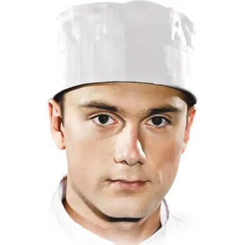 Čepice Reis SKULLER W kuchařská čepice bílá