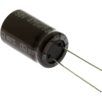 Elektrolytický kondenzátor 470uF/50V 12.5x20mm RM5mm 105°C low ESR