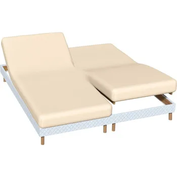 Prostěradlo Blancheporte Napínací prostěradlo na polohovací postel zn. Colombine® s hloubkou rohů 26 cm, ze žerzeje písková napínací prostěradlo 140x190 cm