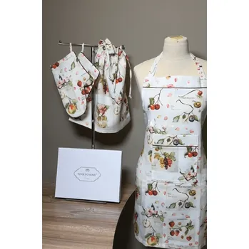 Utěrka Kuchyňský set BRUNCH FRUIT v dárkovém balení, 4 ks - Mix, Univerzální velikost, Tivolyo Home