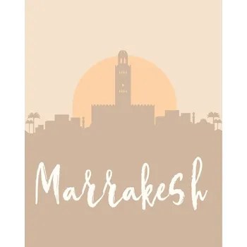 Plakát Plakát, Obraz - Skyline Earth Tone 5, Emiliano Deificus