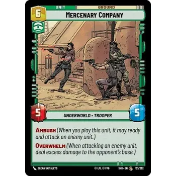 Sběratelská karetní hra Mercenary Company 121/262 - Shadows of the Galaxy Typ karty: Standard