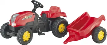 Dětské šlapadlo Rolly Toys Rolly Kid šlapací traktor s vlečkou