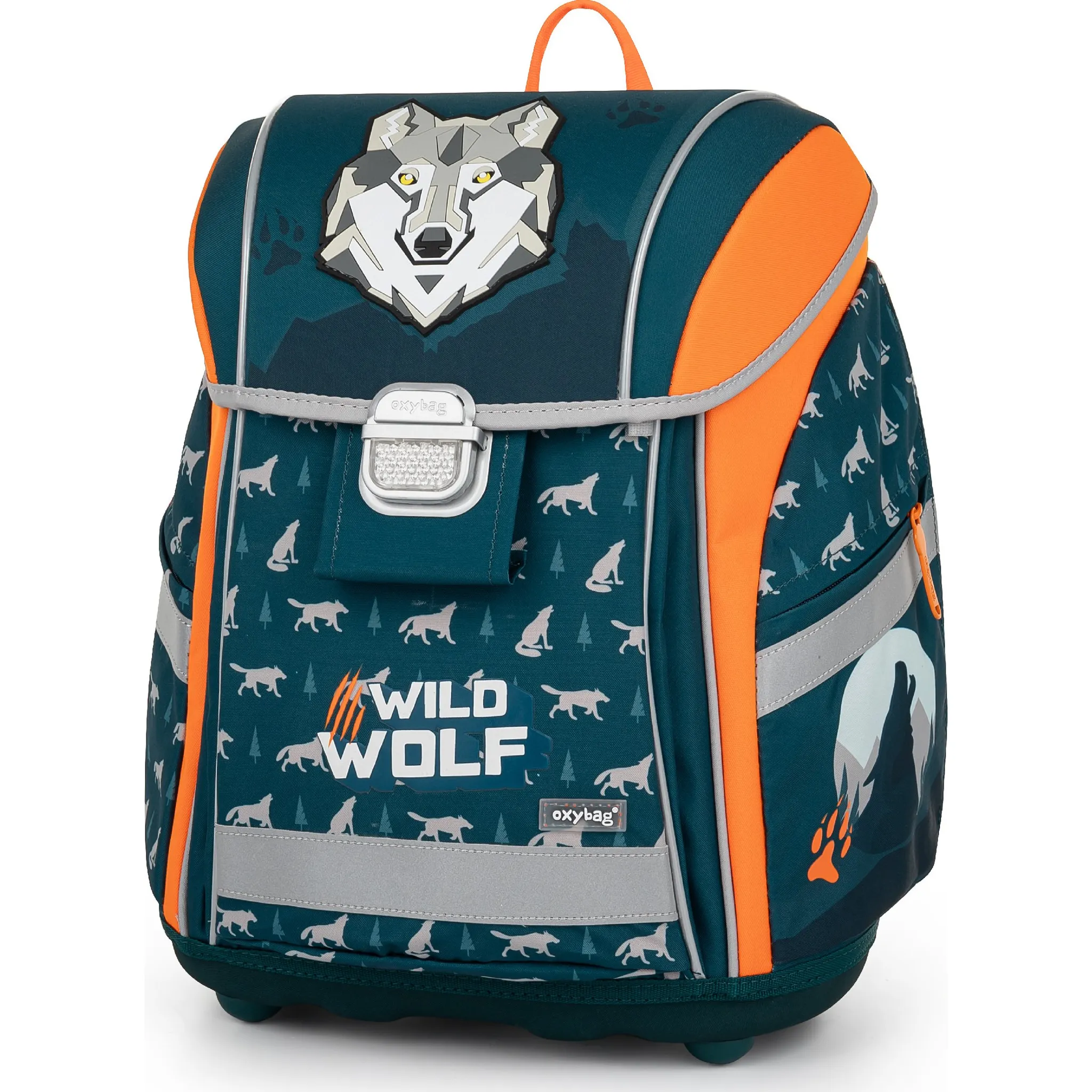 Fotografie 2 - Set školních potřeb Oxybag Premium Light 3dílný set Wild Wolf