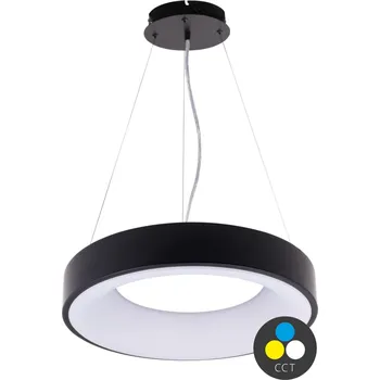 Černé závěsné LED svítidlo kulaté 480mm 48W CCT - T-LED - 105544 - 105544