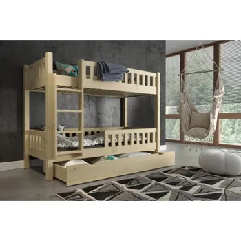 Postel Patrová postel Matyas 90x200 cm + zásuvka + rošty ZDARMA