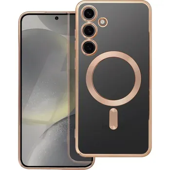 Pouzdro na mobilní telefon Silikonové pouzdro Matte Mag Cover - Samsung Galaxy S24 Plus s podporou MagSafe - gold (Matte Mag Cover kompatibilní s MagSafe pro Samsung Galaxy S24 Plus - gold)