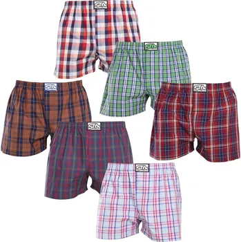 6PACK pánské trenky Styx klasická guma vícebarevné (6A20246836) L Možnost vrácení zboží ZDARMA do 120 dnů!
