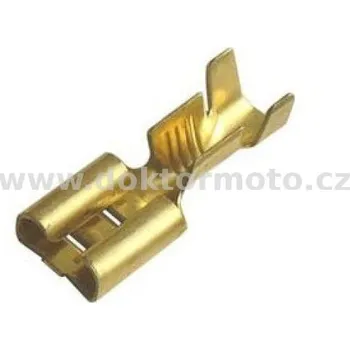 Konektor plochý objímka 6,3 x 1,0 - 2,5 (UNI)