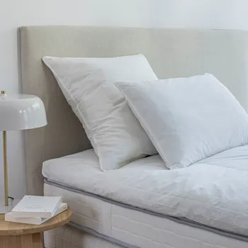 Polštář Blancheporte Polštář s tvarovou pamětí Bleu Câlin, nastavitelné pohodlí bílá 60x60 cm