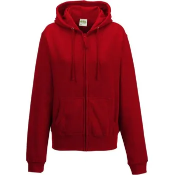 Dámská mikina Astoreo Dámská mikina na zip s kapucí červená XS