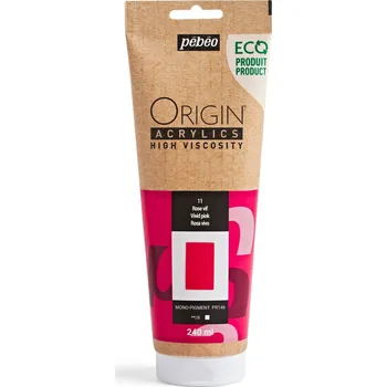 Výtvárné potřeby Akrylová barva Pébéo Origin Acrylics - 11 Vivid Pink Objem: 120 ml