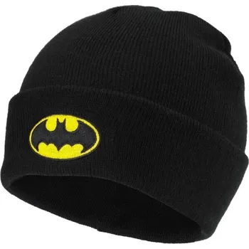Čepice Dětská zimní čepice Warner Bros BATMAN STREET HAT OS Černá, Žlutá