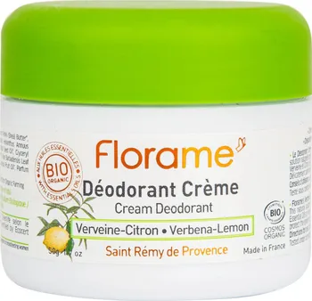 Florame Deodorant krémový BIO citronová verbena 50 g