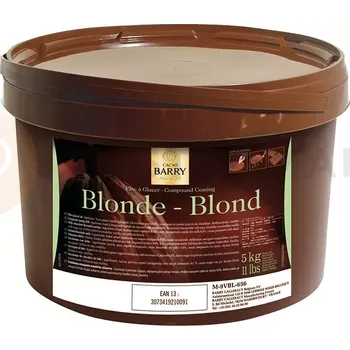 Čokoláda Pate-a-glacer Blonde mléčná poleva, 5 kg kbelík | CACAO BARRY, M-9VBL-656