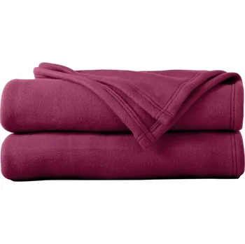 přikrývka Blancheporte Fleecová přikrývka Thermotec® Ourson®, standartní, 350g/m2 švestková 150x200 cm