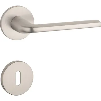 Dveřní kování AT - OLEANDRO - R 7S rozety BB, klika/klika NP - Nikl perla