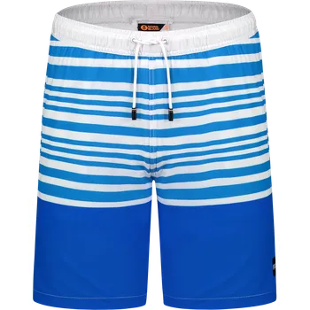 Pánské kraťasy Pánské koupací šortky NORDBLANC ATLANTIC NBSPM8020 BÍLOMODRÁ XXL