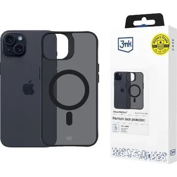 Pouzdro na mobilní telefon 3mk ochranný kryt Smoke MagCase pro Apple iPhone 15 5903108563499