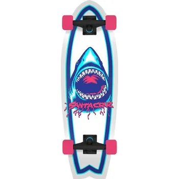 Longboard SANTA CRUZ cruiser - Speed Wheels Shark 8.81in x 27.69in Shark Cruzer (148524)