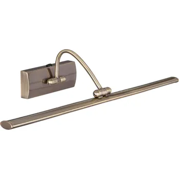 Lampička Searchlight Head LED světlo na obrazy s hlavicí 38cm starožitná mosaz LED celkem 3,06 W - Doprava zdarma