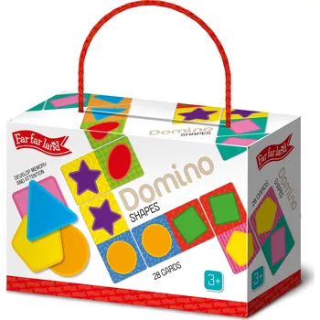 Domino Far far land Společenská hra Domino Tvary