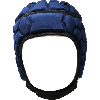 Ragbyová přilba BARNETT HEAT PRO tmavě modrá ragbyová a vlajková fotbalová helma S MODRÁ