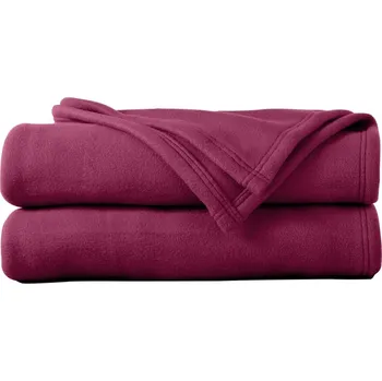 přikrývka Blancheporte Fleecová přikrývka Thermotec® Ourson®, standartní, 350g/m2 švestková 220x240 cm