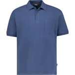 ADAMO polokošile pánská 139311 nadměrné velikosti 6XL modrá