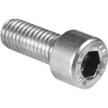 Šroub šroub M5*30mm celozávit, válcová imbusová hlava A2 nerez DIN 912