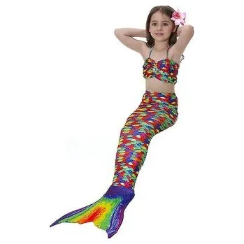 Dětský míč Kostým Mořská Panna Mermaid 3-pack Burgundy 120