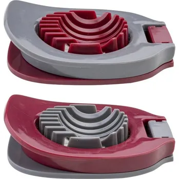 Kuchyňský mlýnek Florina Kráječ na vejce Florina Smart šedá/vínová 11,6x8,2x4,5 cm