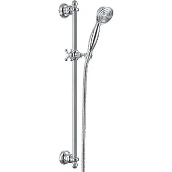 Sprchový set Omnires Art Deco sprchová sada na stěnu chrom ARTDECOSCR