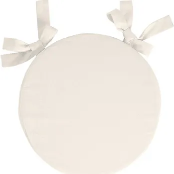 Potah na židli Blancheporte Kulaté sedáky na židle, jednobarevné plátno přírodní 1 ks