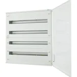 BF-O-4/96-C,Rozvodnice NA omítku,bílé dveře,N/PE svorkovnice,4řady,96modulů