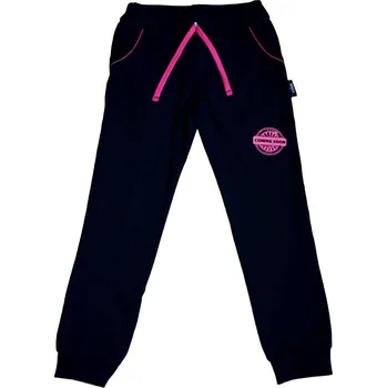 Betty Mode (ušito v ČR) Dívčí tepláky TOP FITNESS NOVÉ černé s razítkem