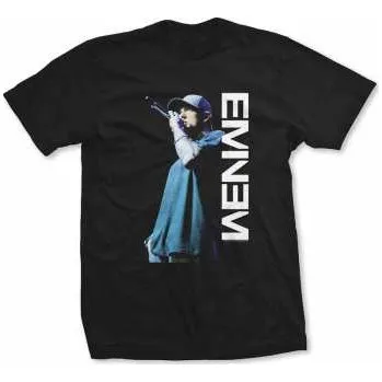 Pánské tričko Merch Eminem: Dámské Tričko Mic. Pose XL