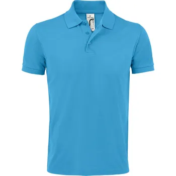 Pánské tričko SOĽS Prime Pánské polo triko SL00571 Aqua M
