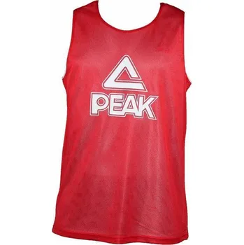 PEAK Pánský basketbalový oboustranný dres tréninkový XL BÍLÁ|ČERVENÁ