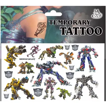 Odstranitelné tetování Dětské dočasné tetování - TRANSFORMERS 2 (Značka: TAKARA TOMY)