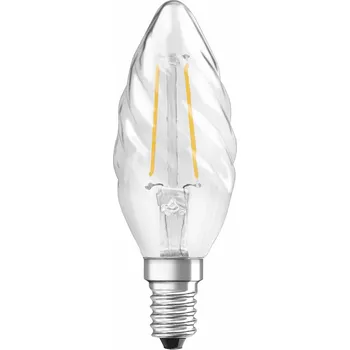 Lampička OSRAM LED žárovka-svíčka E14 2,5W 827 kroucená