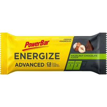 Tyčinka PowerBar ENERGIZE Advanced oříšky a čokoláda 55g (Tyčinka PowerBar ENERGIZE Advanced oříšky a čokoláda 55g)