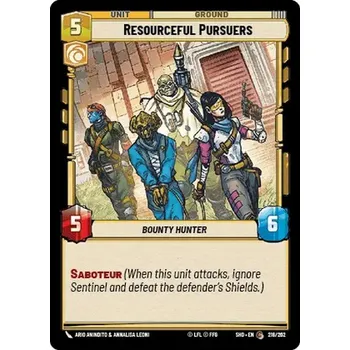 Sběratelská karetní hra Resourceful Pursuers 218/262 - Shadows of the Galaxy Typ karty: Standard