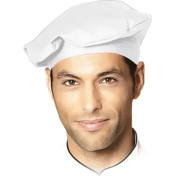 Čepice CG Workwear CZCOOK kuchařská čepice bílá