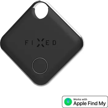 Lokátor Chytrý lokátor smart tracker FIXED Tag kompatibilní s Apple Find My (Najít) - černý (Smart tracker FIXED Tag s podporou Find My, černý)
