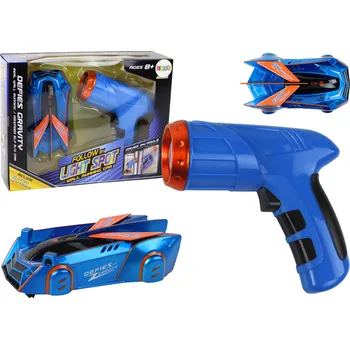 RC model auta Mamido Sportovní autíčko jezdící po stěnách a stropě na laser modré